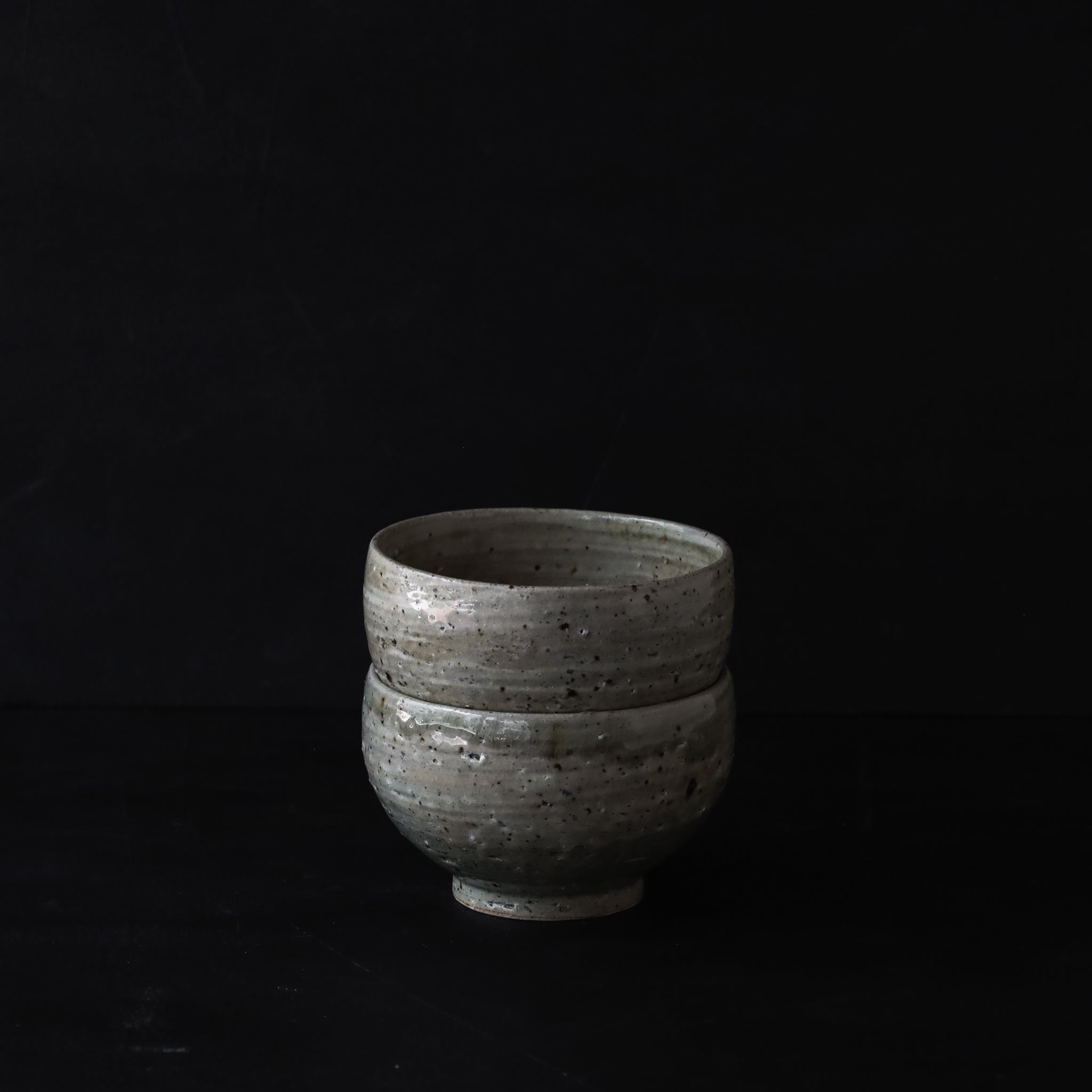 26-OM-23 Hakeme (Brushstroke) Koro Wan / Small Round Bowl