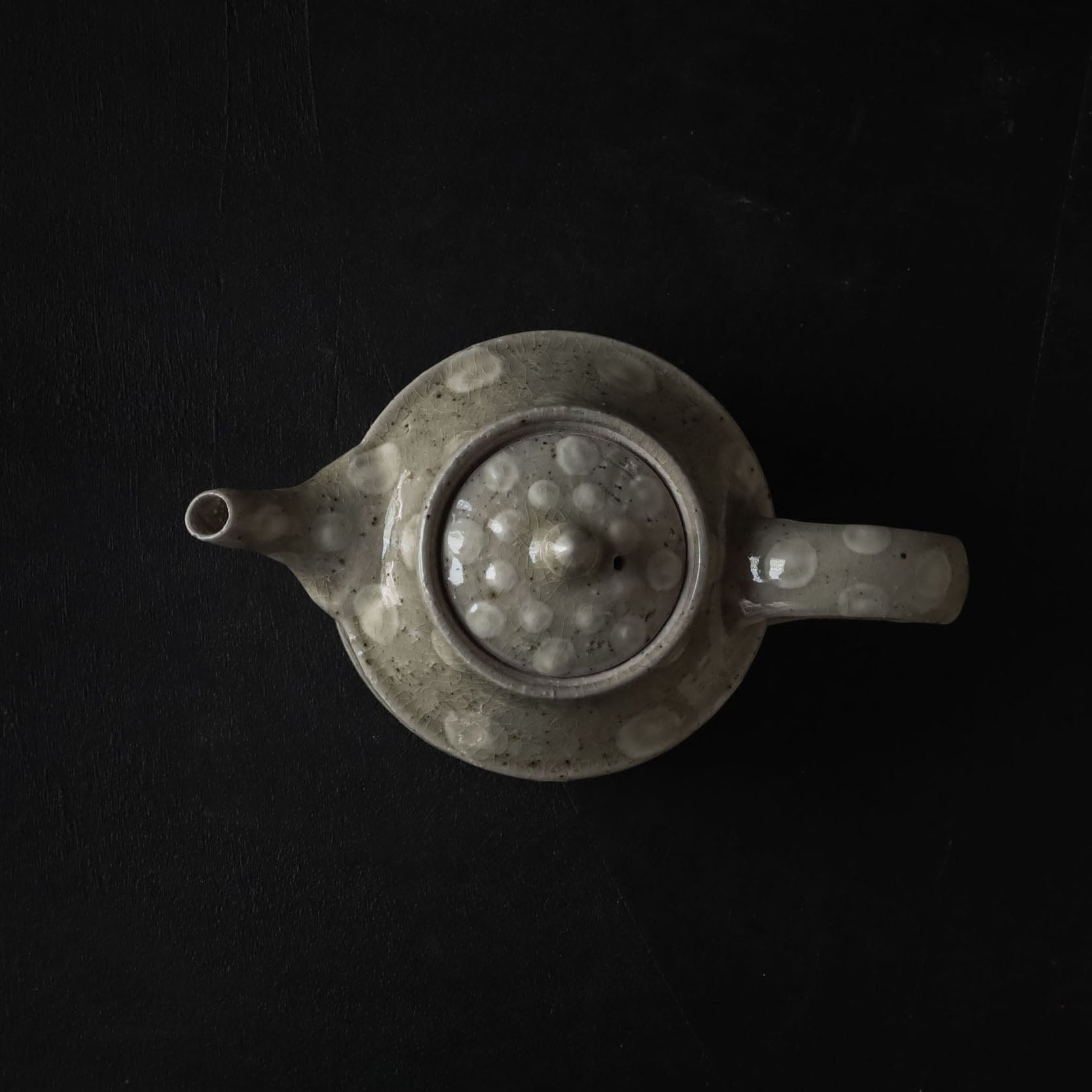 26-OM-38 Tenmoku-dot / Ten-uchi Teapot