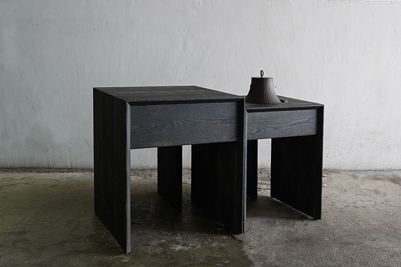 Fuyou Ryurei-joku 4-piece Set (a set of tea service tables and chairs)