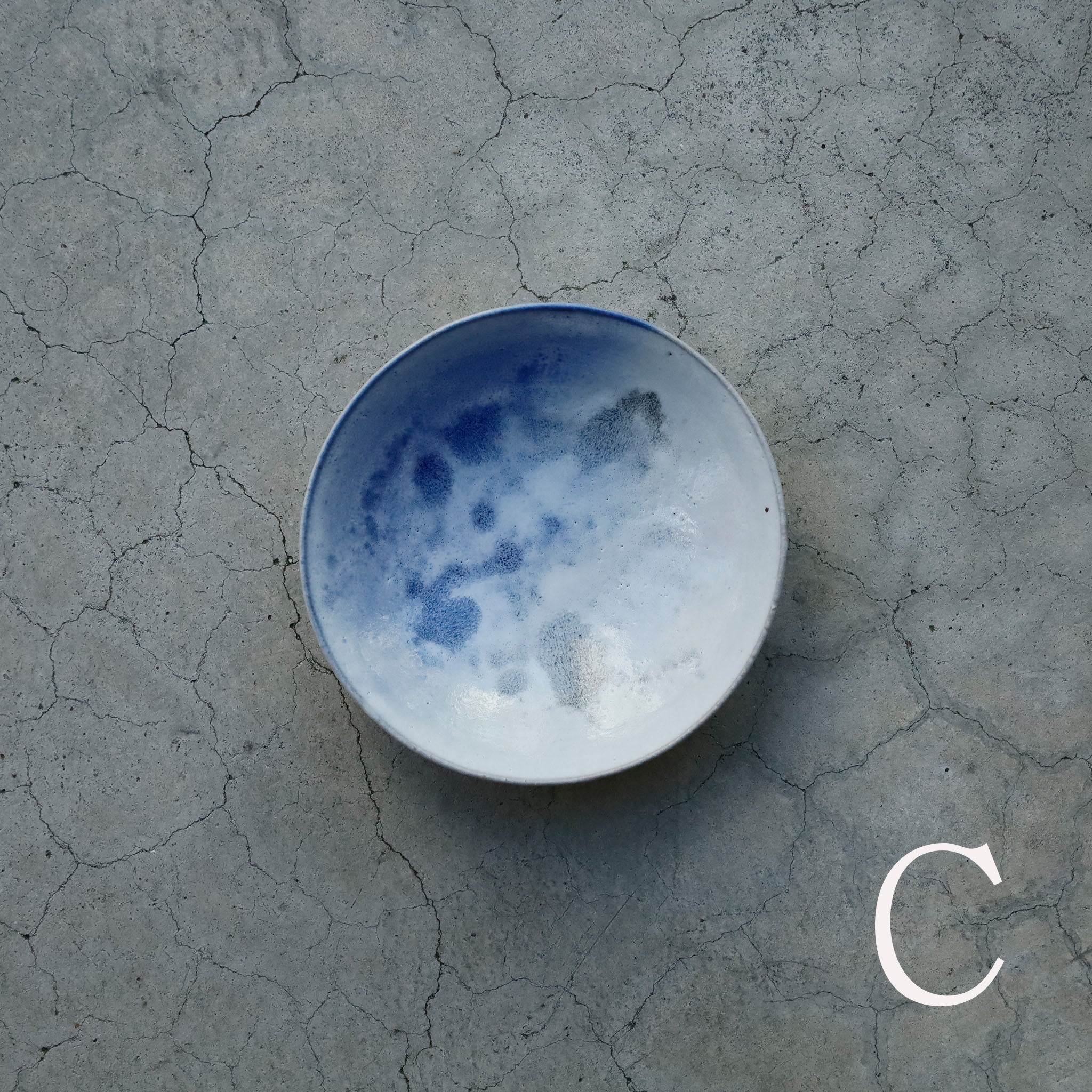 Etsuji Noguchi / Pale Blue Glaze, Small Bowl
