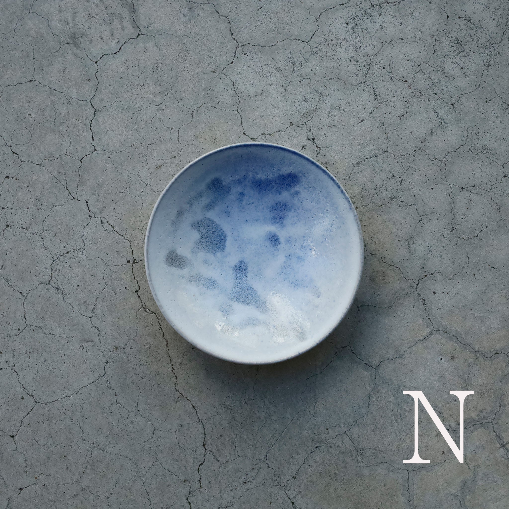 Etsuji Noguchi / Pale Blue Glaze, Small Bowl