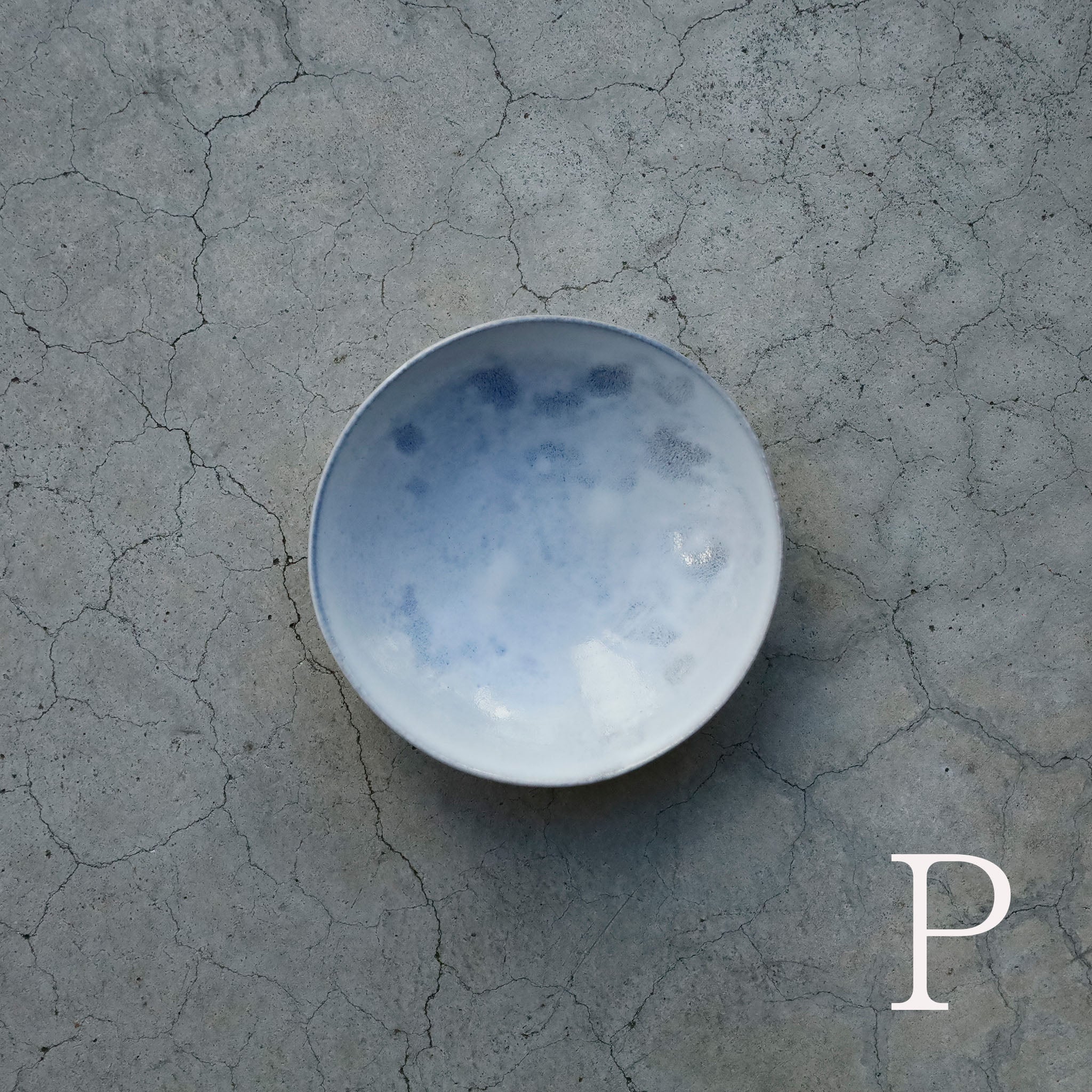 Etsuji Noguchi / Pale Blue Glaze, Small Bowl