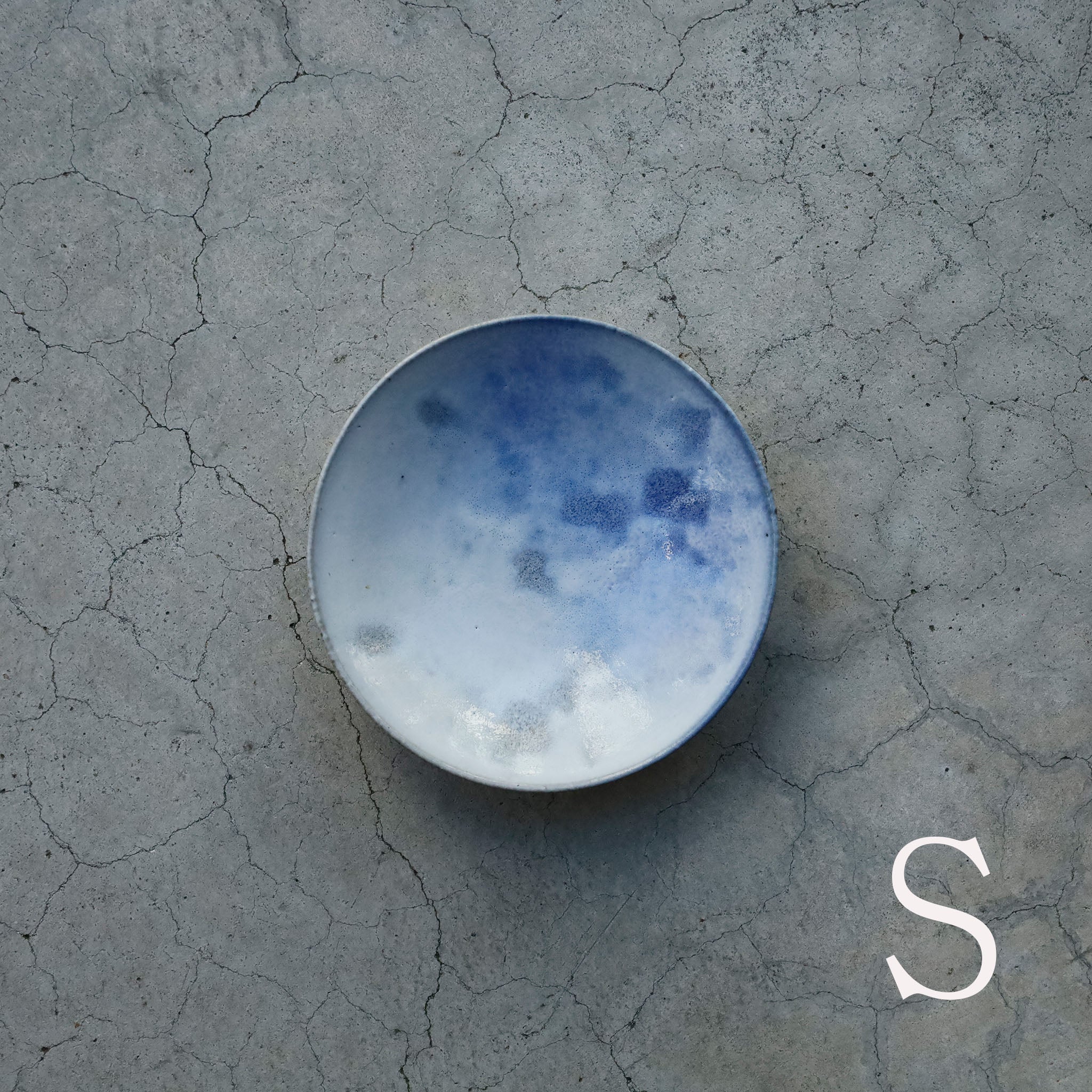 Etsuji Noguchi / Pale Blue Glaze, Small Bowl