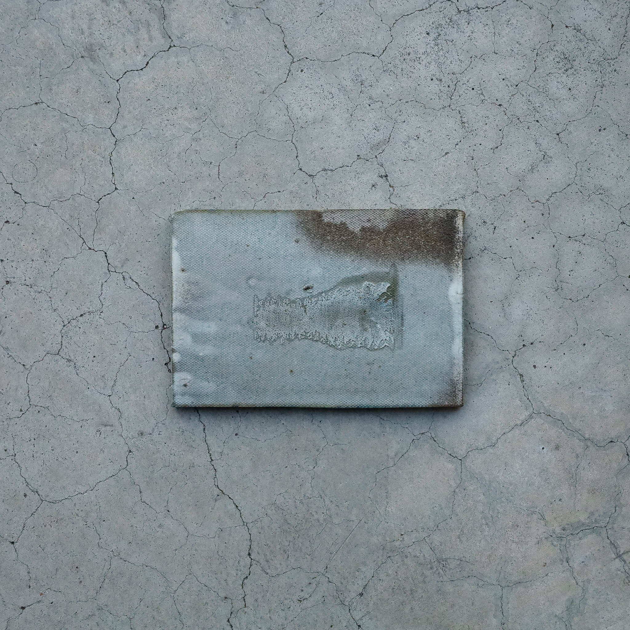 Etsuji Noguchi / White Rust, Rectangular Plate E