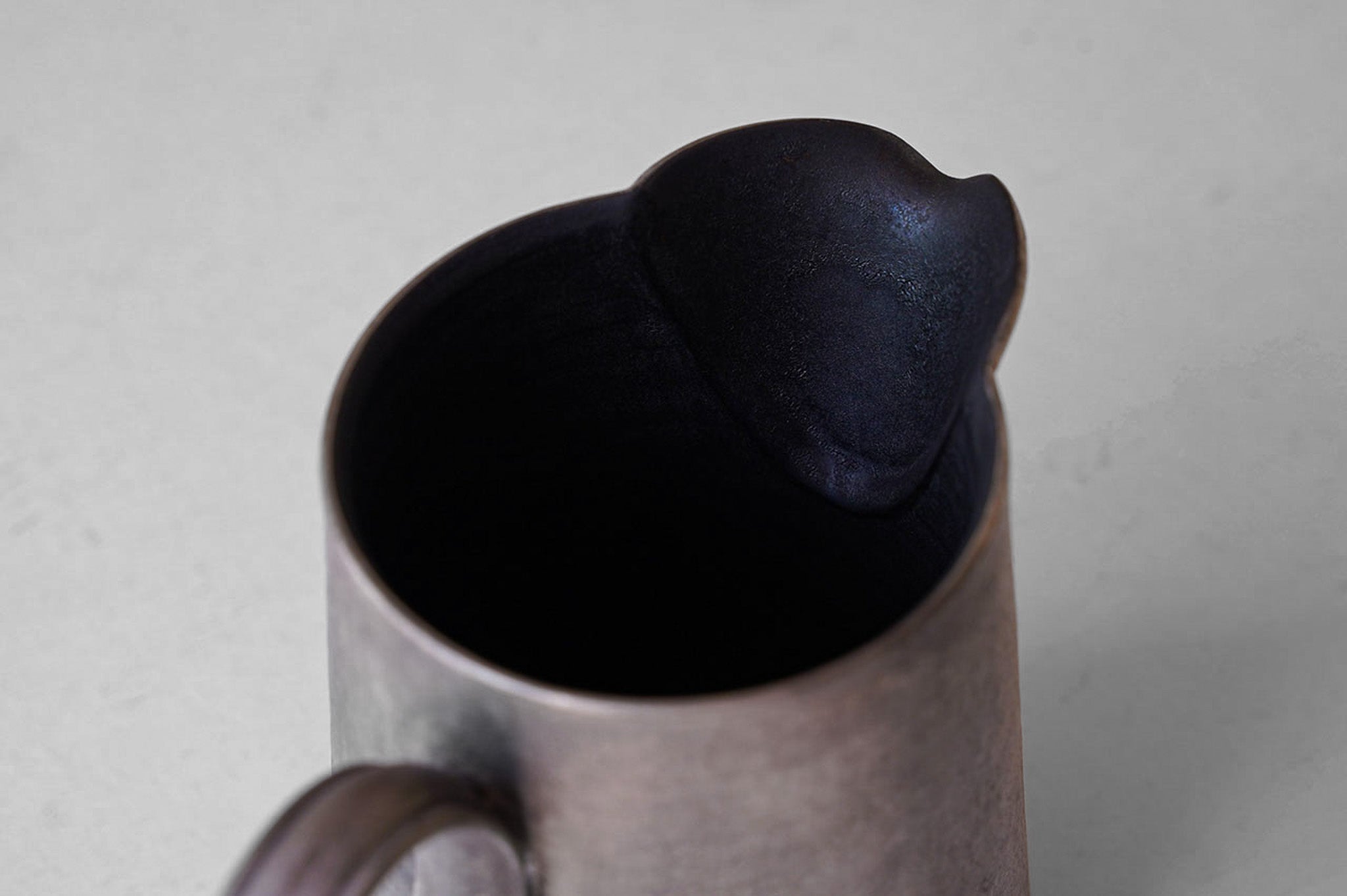 Tatsuya Hattori Silver Glaze Pewter Pitcher