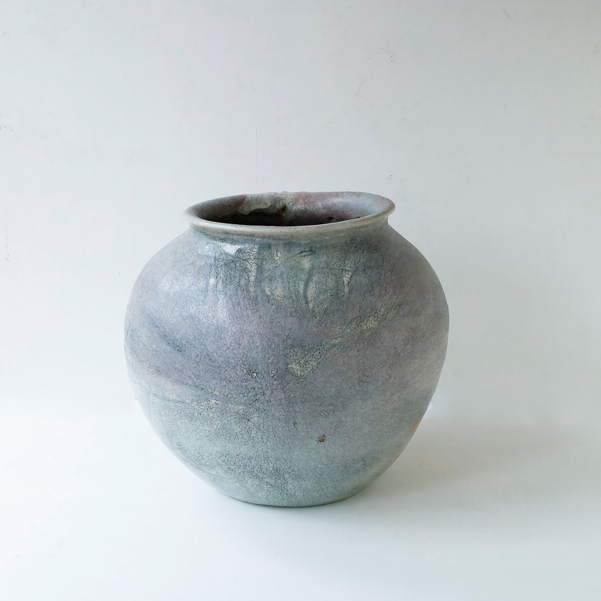 ●26-NT-70 Ash-Glazed Kohiki Carbonization Large Jar