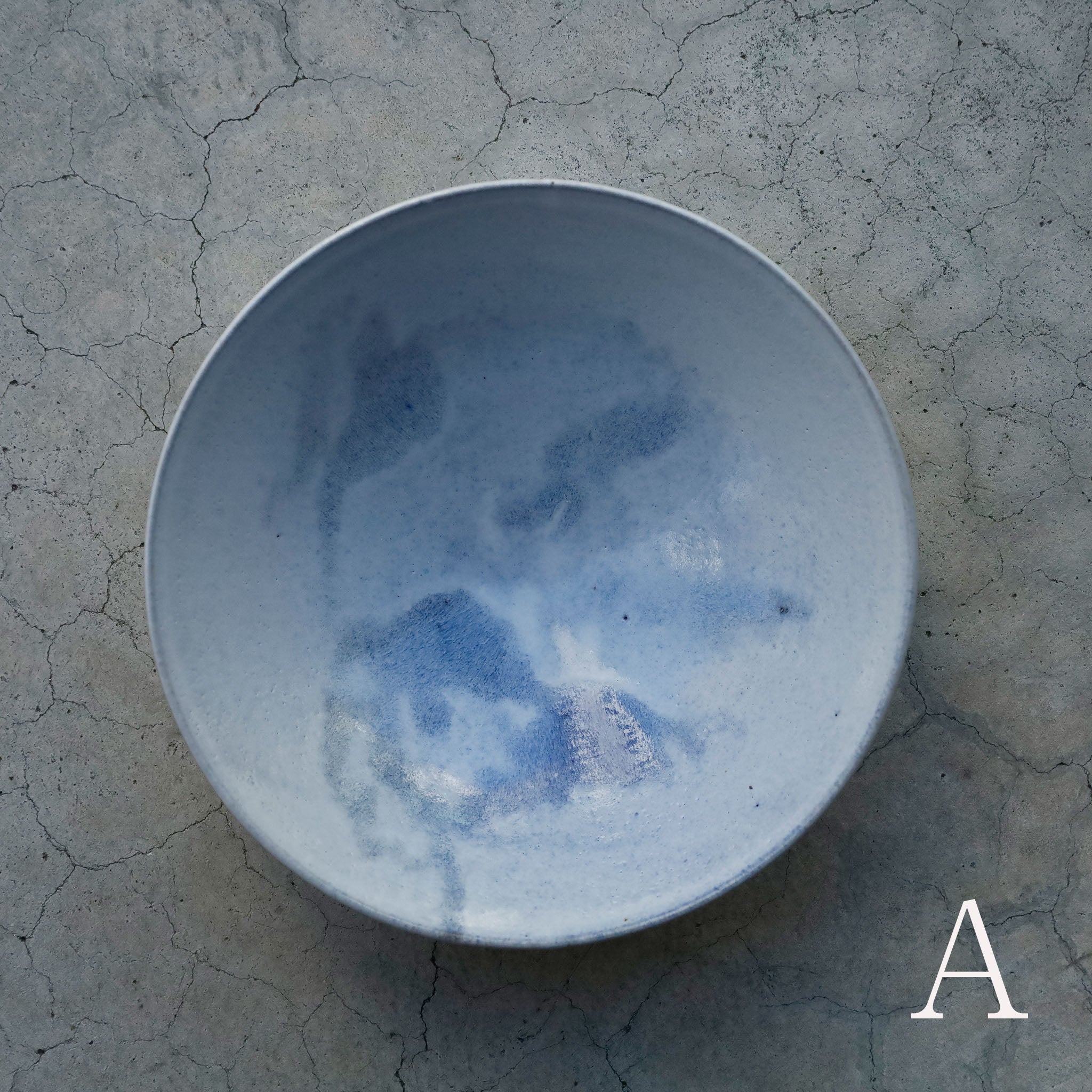 Etsuji Noguchi / Pale Blue Glaze, Large Bowl