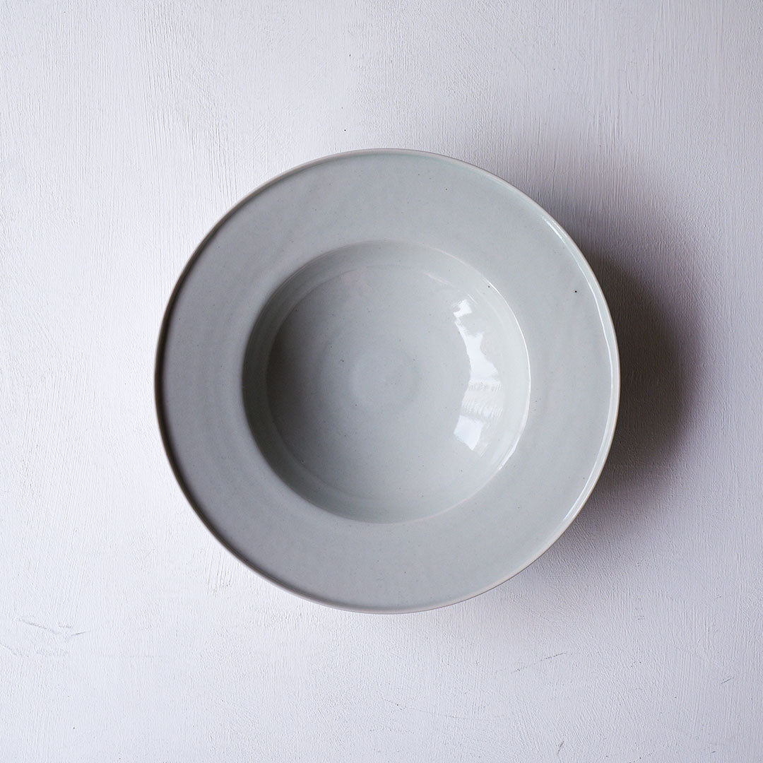 Miyuki Koizumi Rim Bowl White 21cm