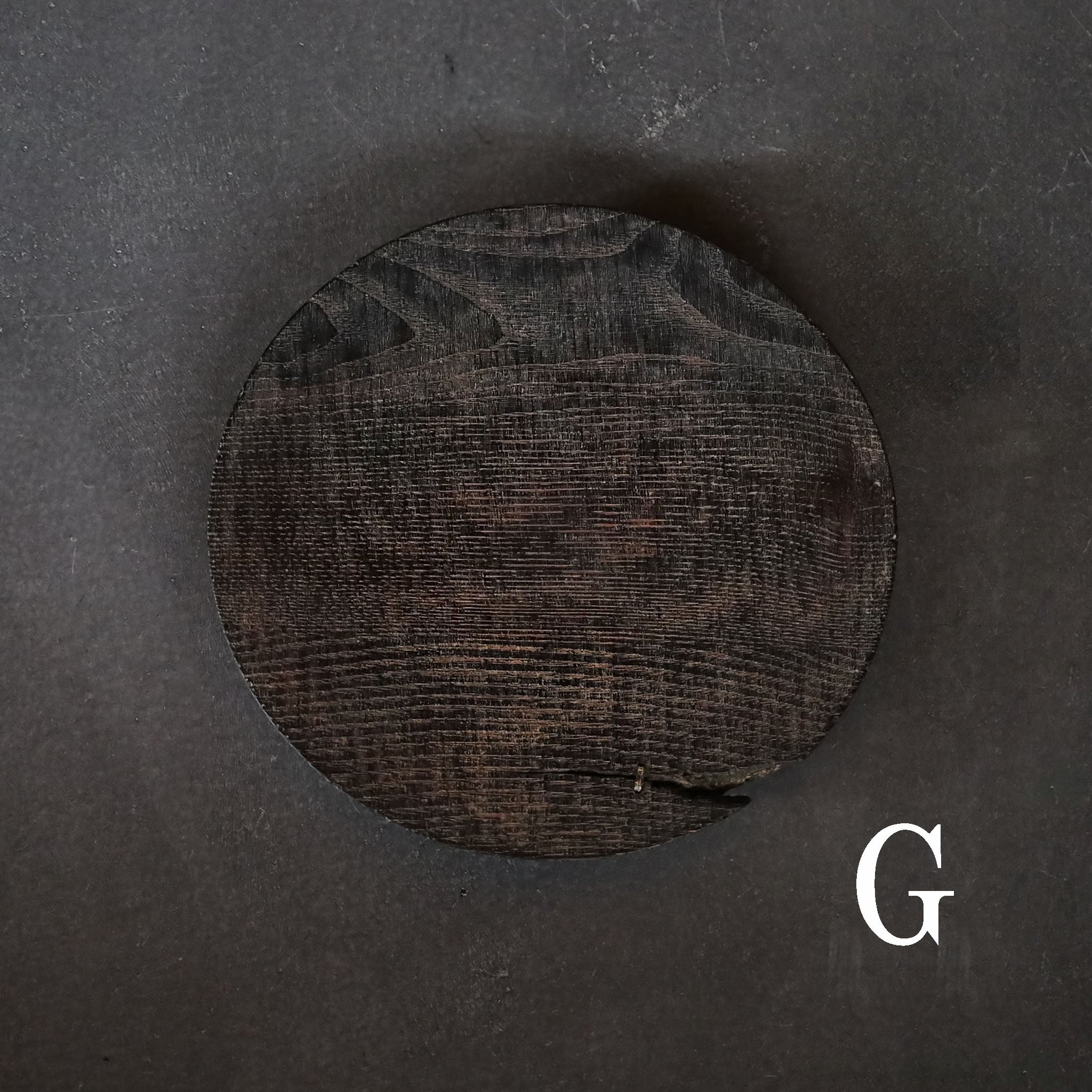 ●26-SD-23 Fuyou Round Plate 240 - Botanical Dye with Kasugai