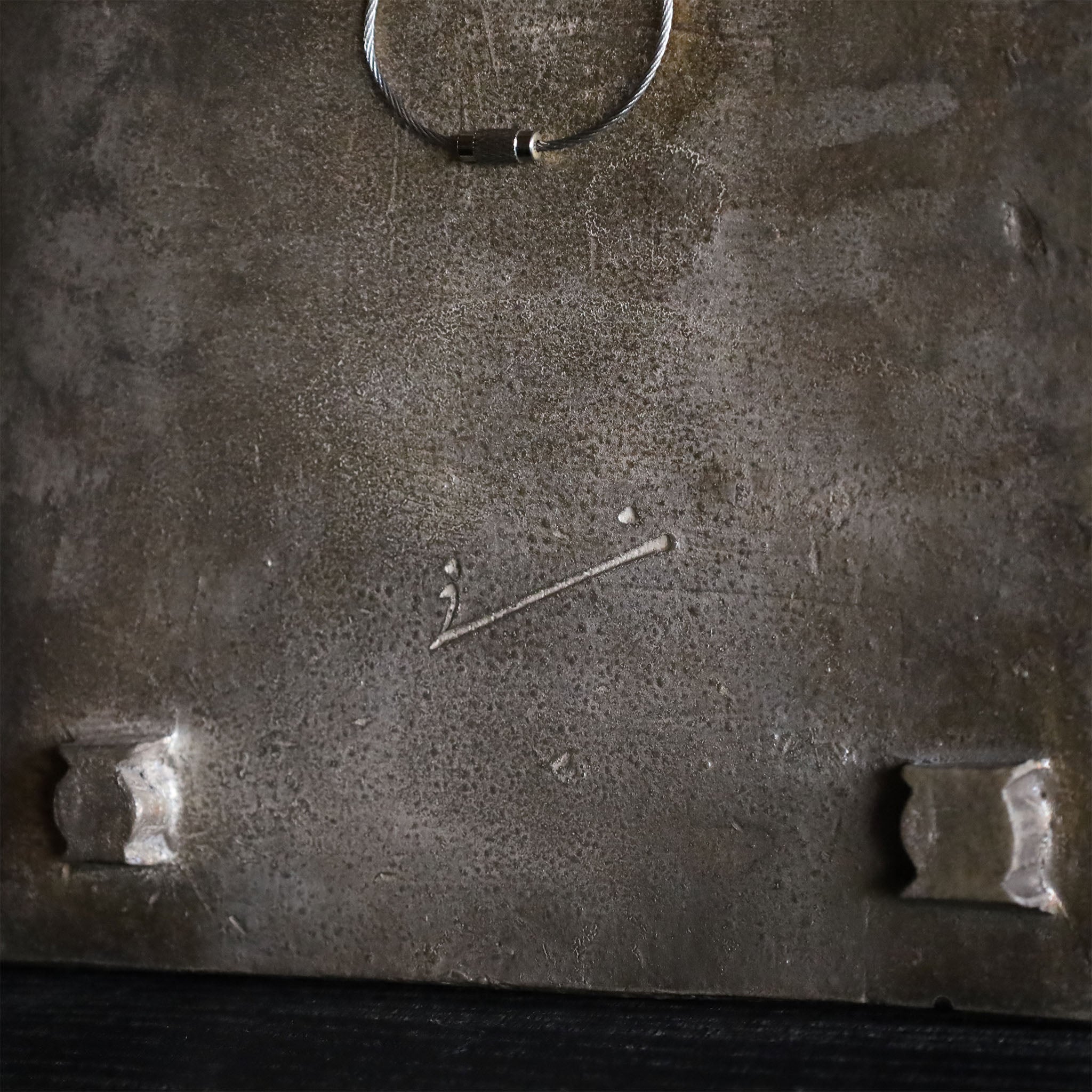 ●24-TO-24 Shingo Oka Silver Porcelain Ceramic Panel "MAMA"
