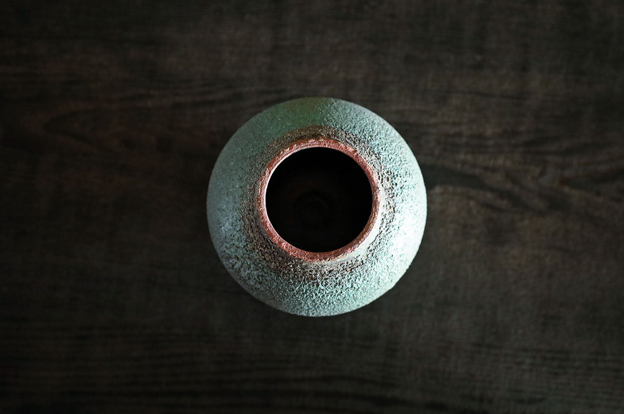 Etsuji Noguchi: Rokusho Futamono (Patina Lidded Utsuwa)