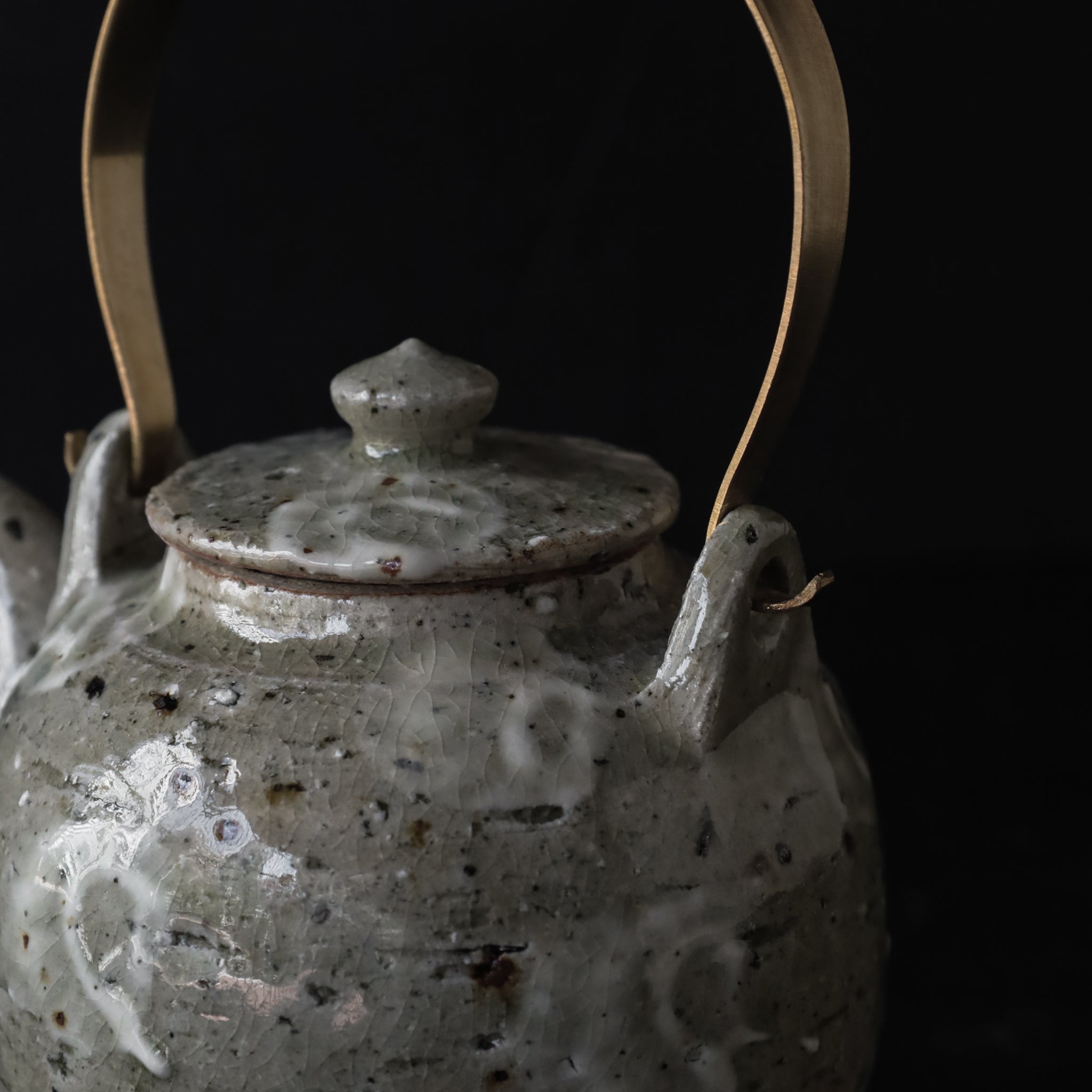 26-OM-40 Ten-uchi Chuka (Pitcher / Teapot) Three-Legged