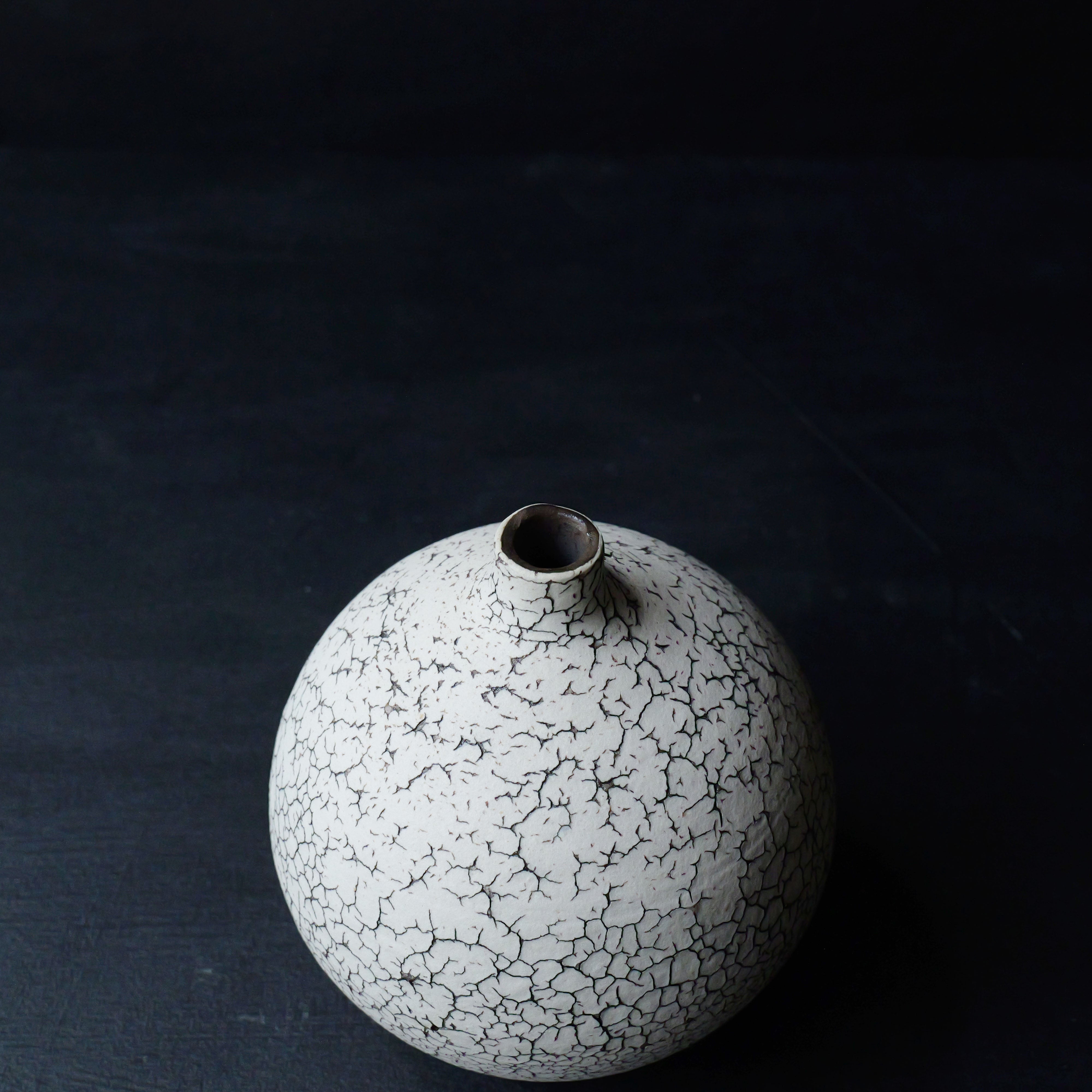 Gaku Nakane Cracked Bud Vase