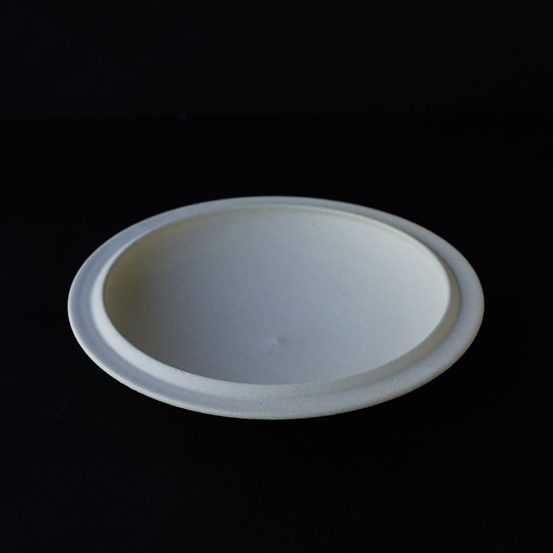 船串篤司 round plate 白