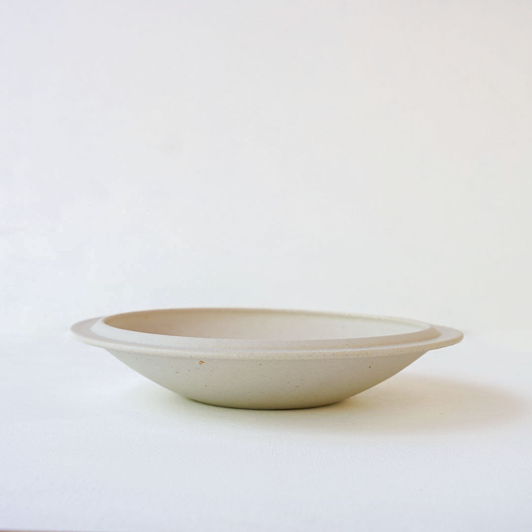 船串篤司 round plate 白