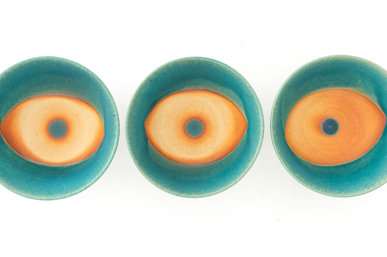 Pottery studio ICHI Mintama Makai 12cm Persia