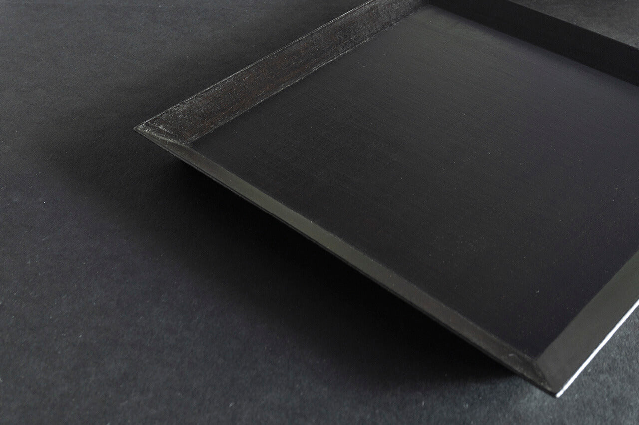 Akito Akagi / Square Plate 240mm/Black