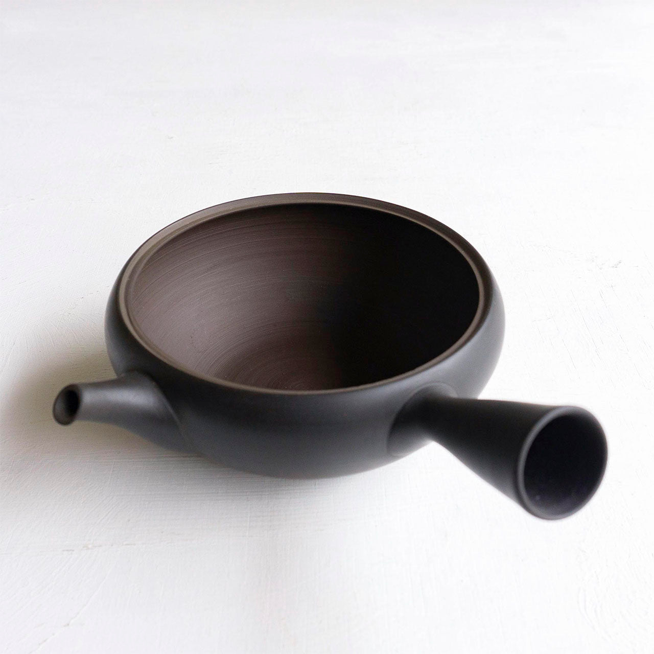 Yokei Kiln Syudei-Tanka Flat Teapot (Large)