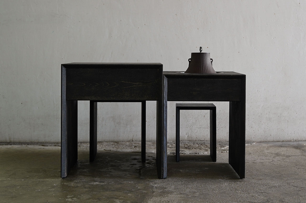 Fuyou Ryurei-joku 4-piece Set (a set of tea service tables and chairs)