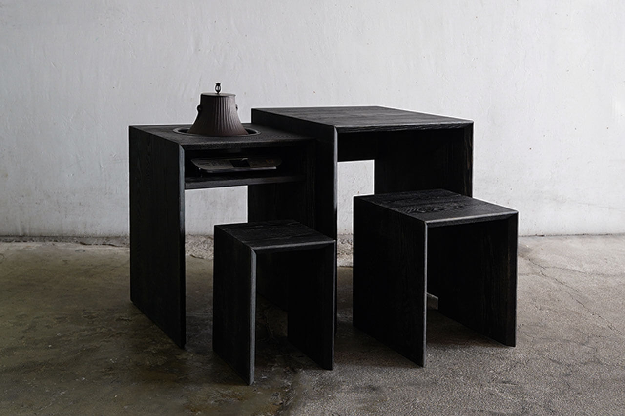 Fuyou Ryurei-joku 4-piece Set (a set of tea service tables and chairs)