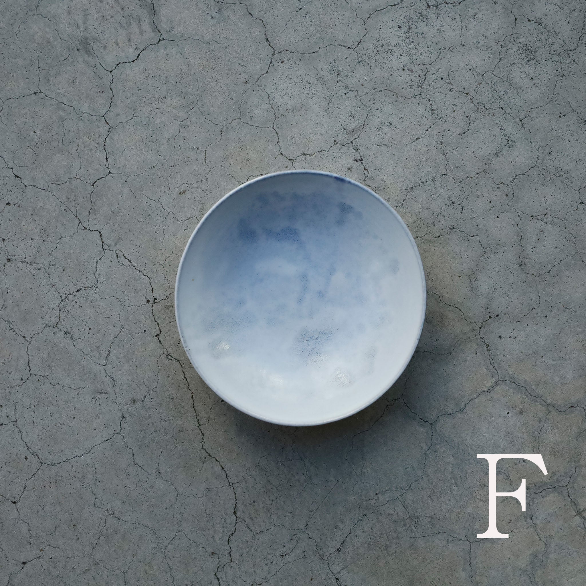 Etsuji Noguchi / Pale Blue Glaze, Small Bowl