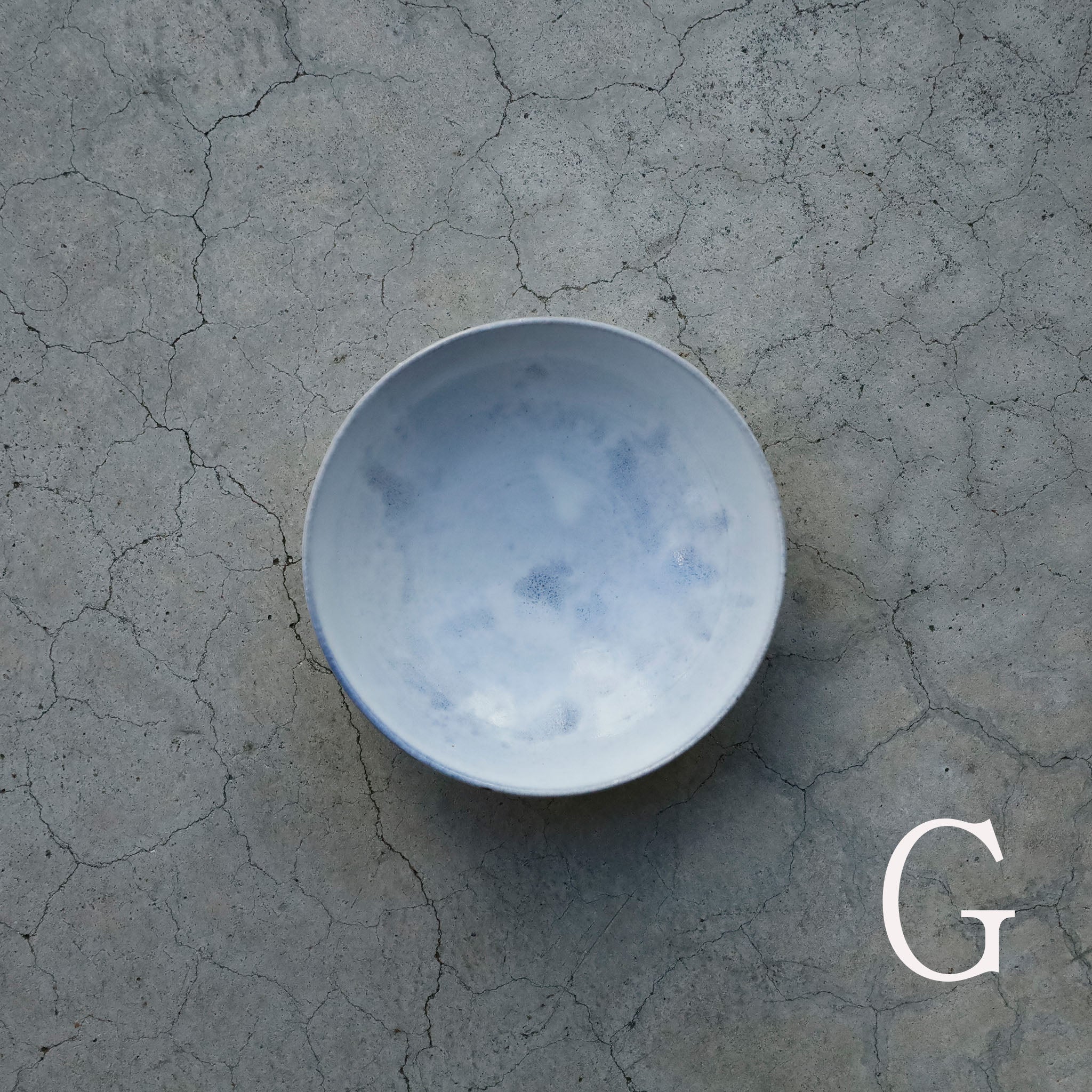 Etsuji Noguchi / Pale Blue Glaze, Small Bowl