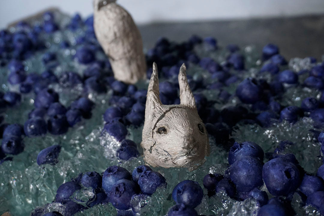 Marina Yonetsu Blue Fruit and Squirrel