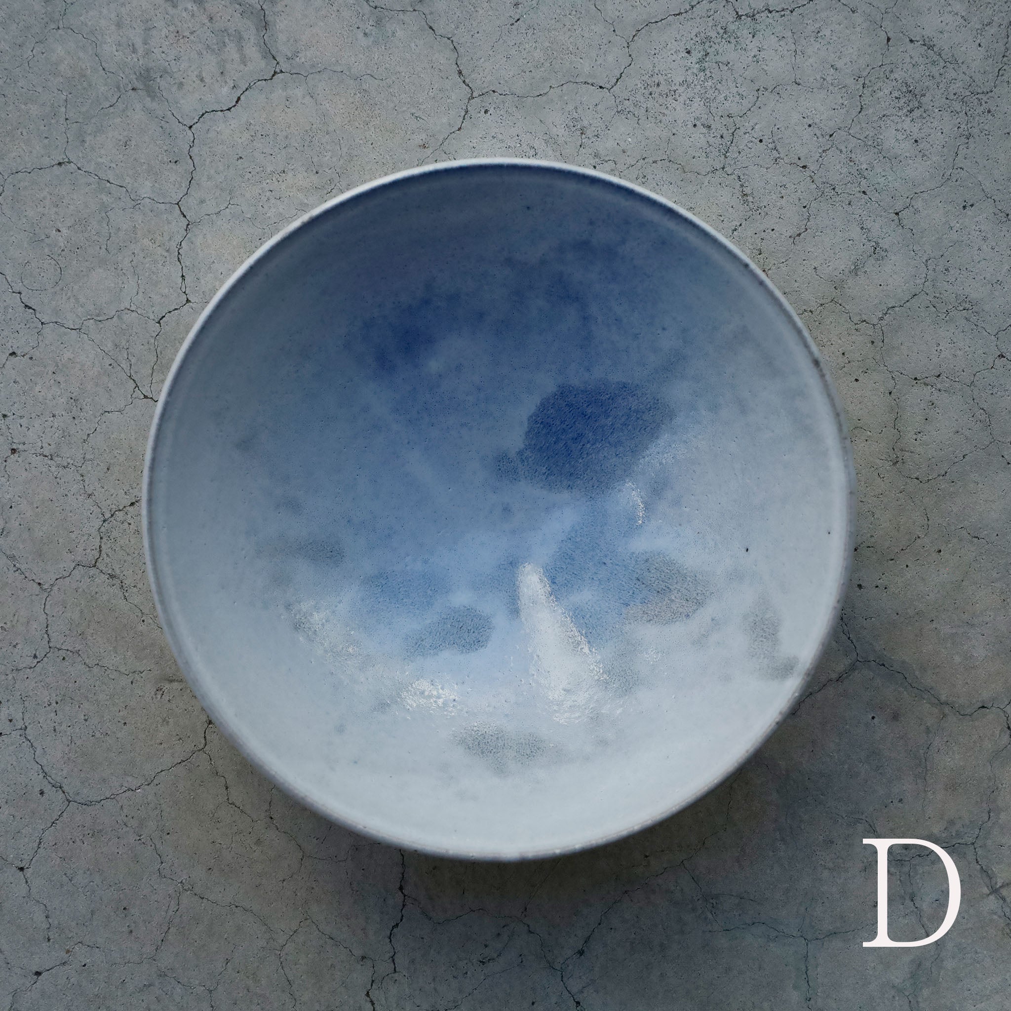 Etsuji Noguchi / Pale Blue Glaze, Large Bowl