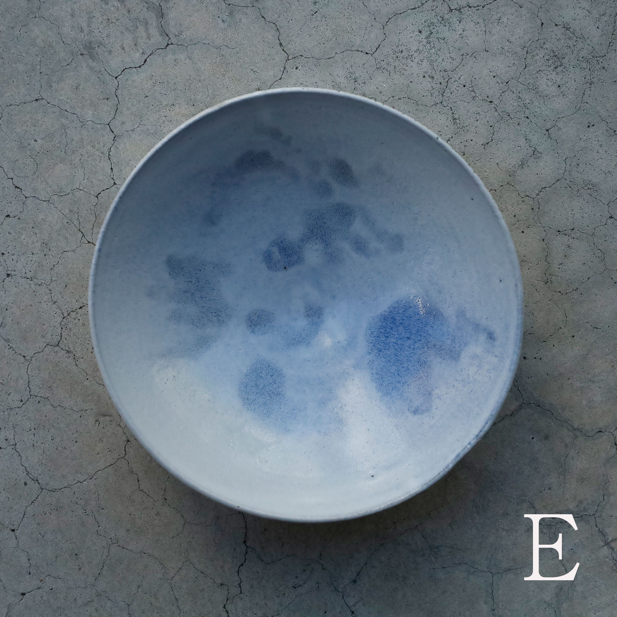 Etsuji Noguchi / Pale Blue Glaze, Large Bowl