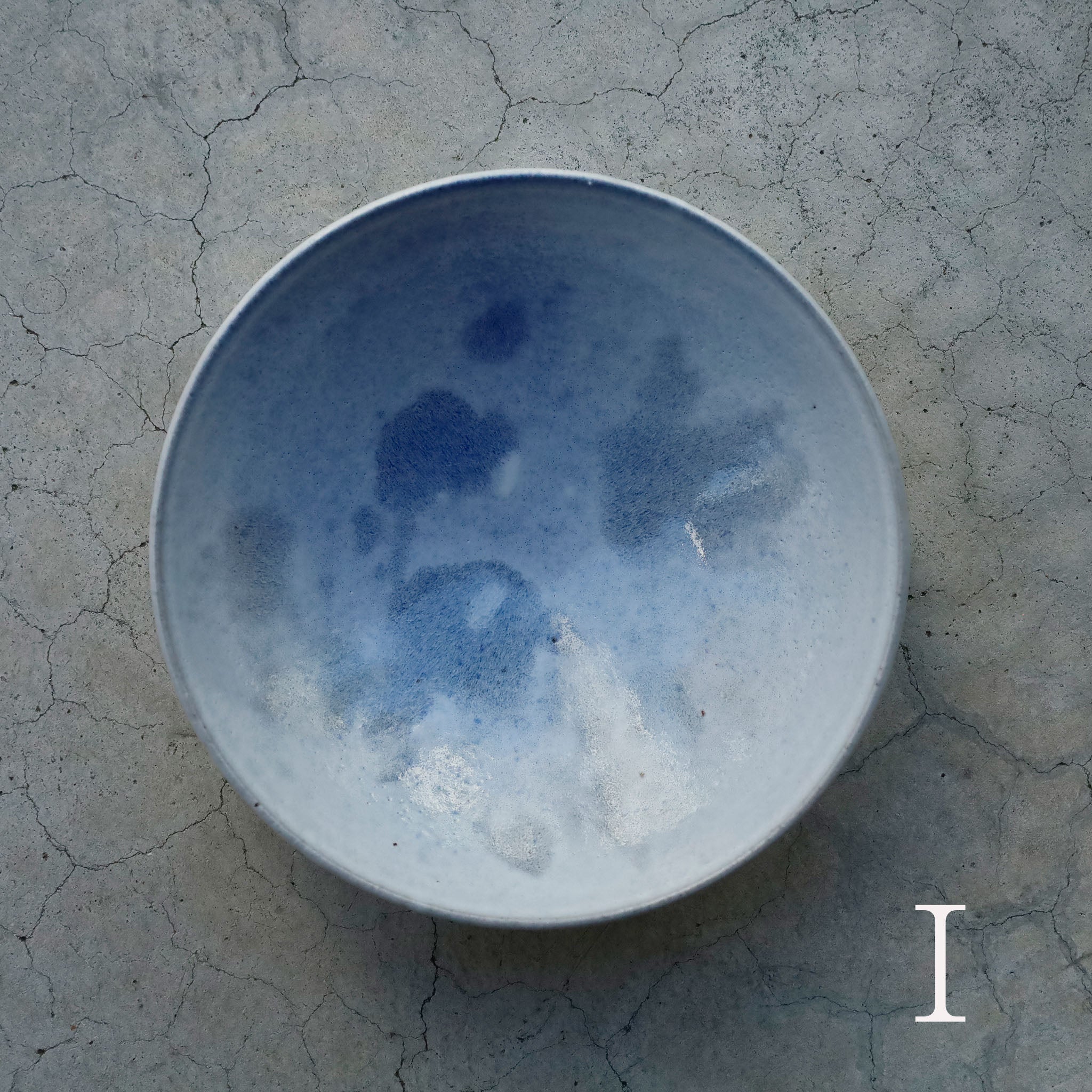 Etsuji Noguchi / Pale Blue Glaze, Large Bowl