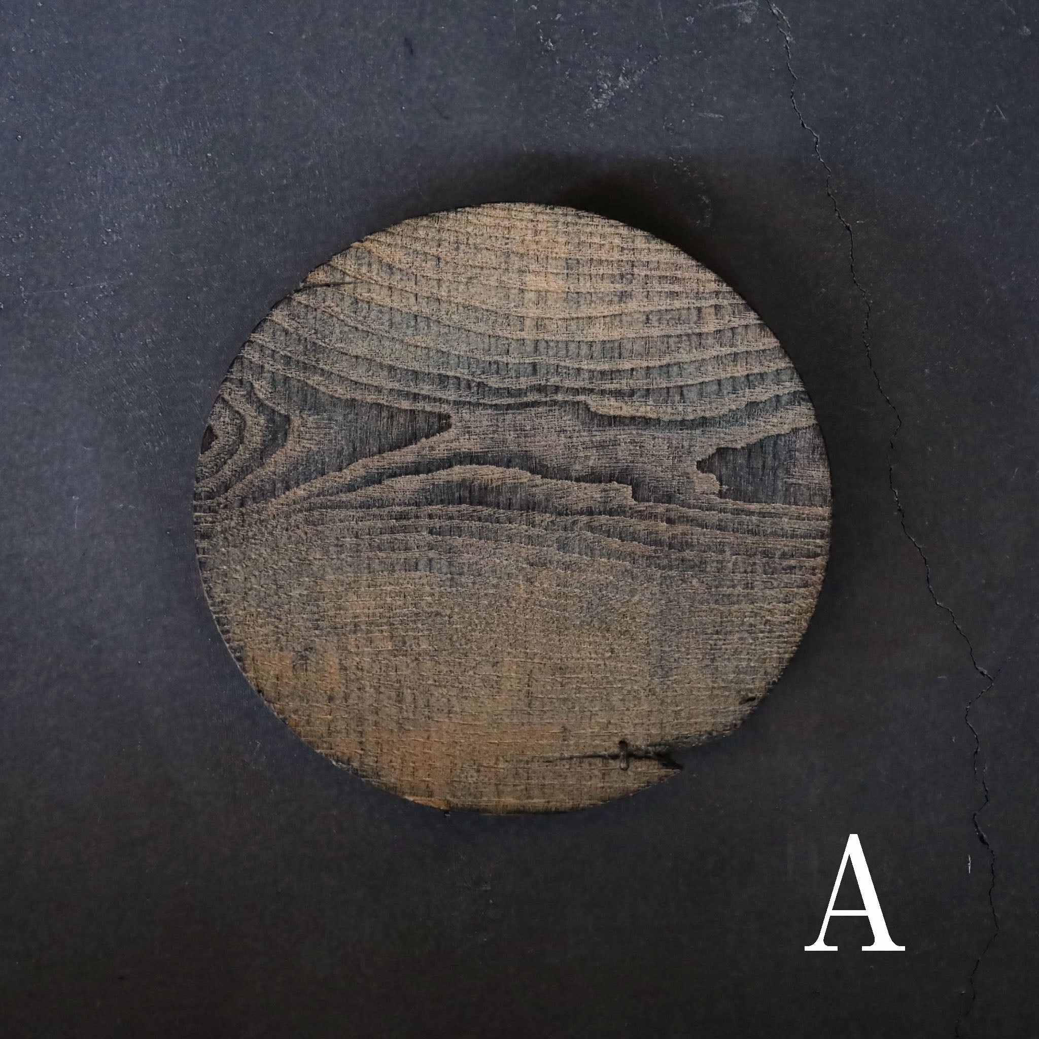●26-SD-23 Fuyou Round Plate 240 - Botanical Dye with Kasugai