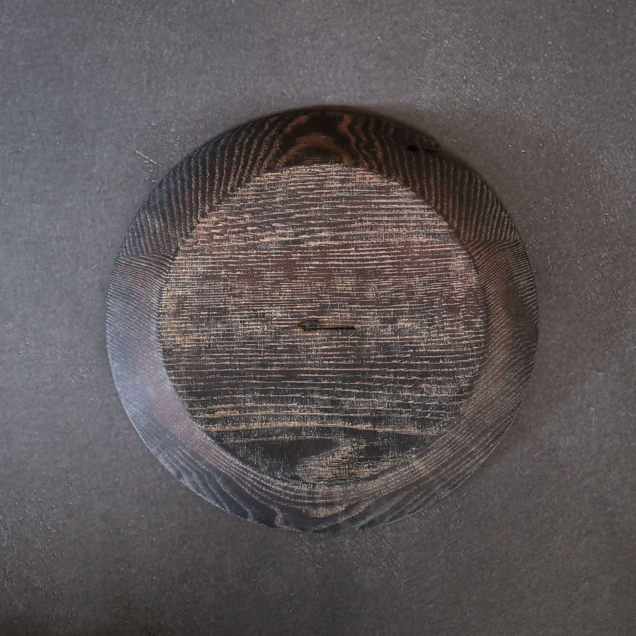 ●26-SD-23 Fuyou Round Plate 240 - Botanical Dye with Kasugai