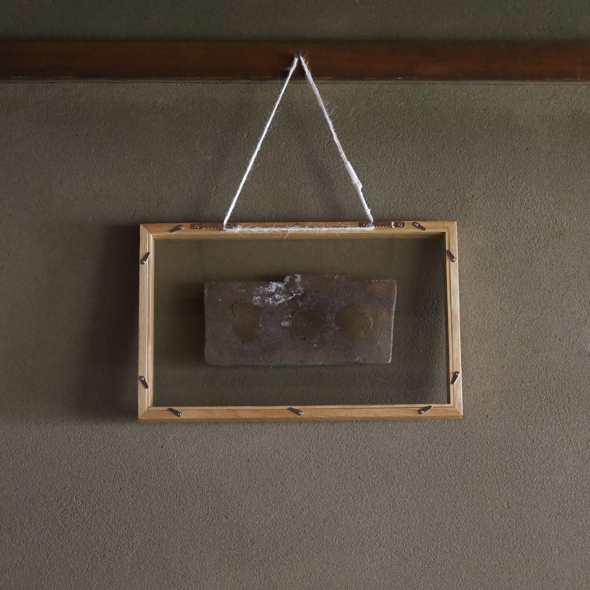 ●24-TO-60岡晋吾 銀瓷色絵陶板画「松原」