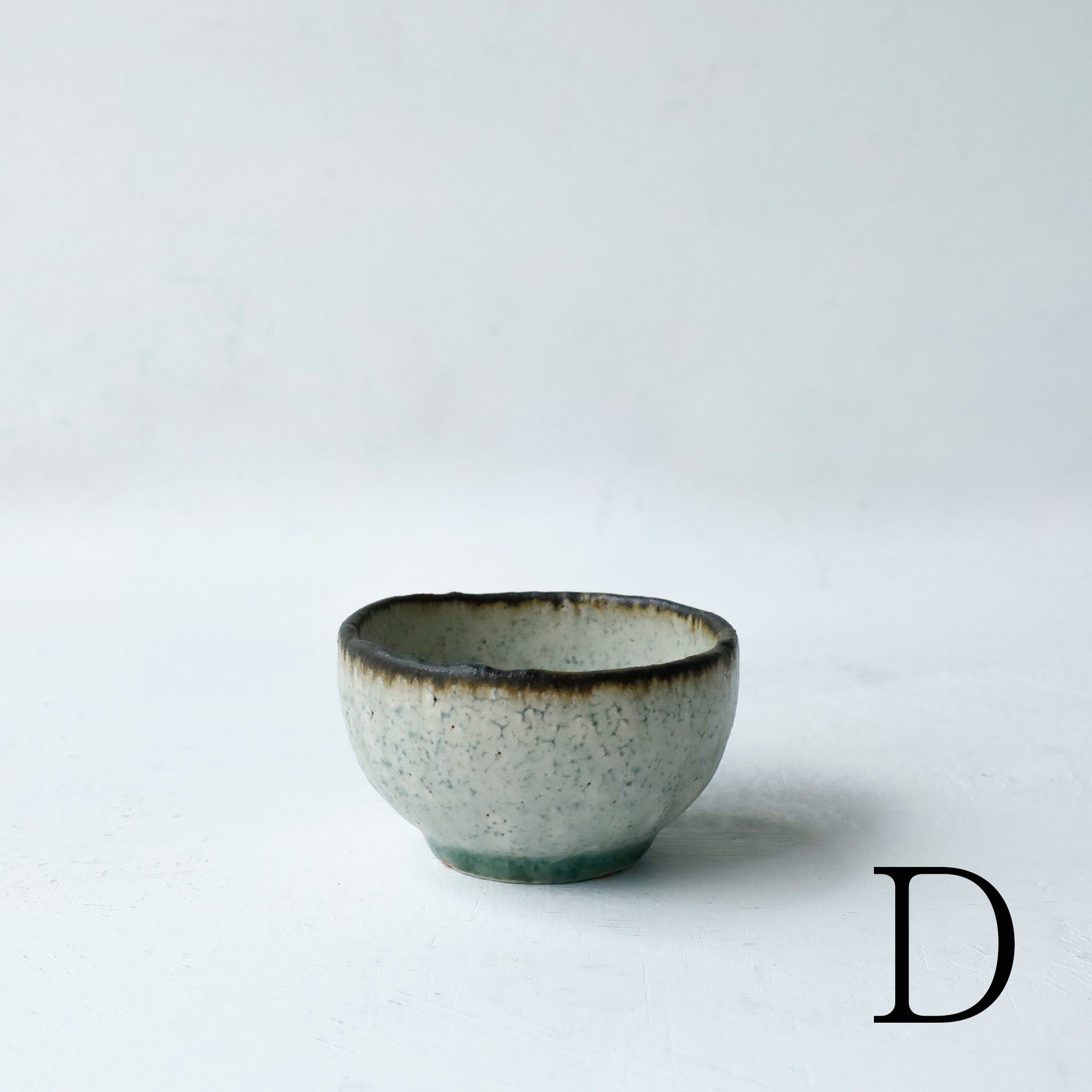 ●26-NT-36 Ash-Glazed Kohiki Sake Cup