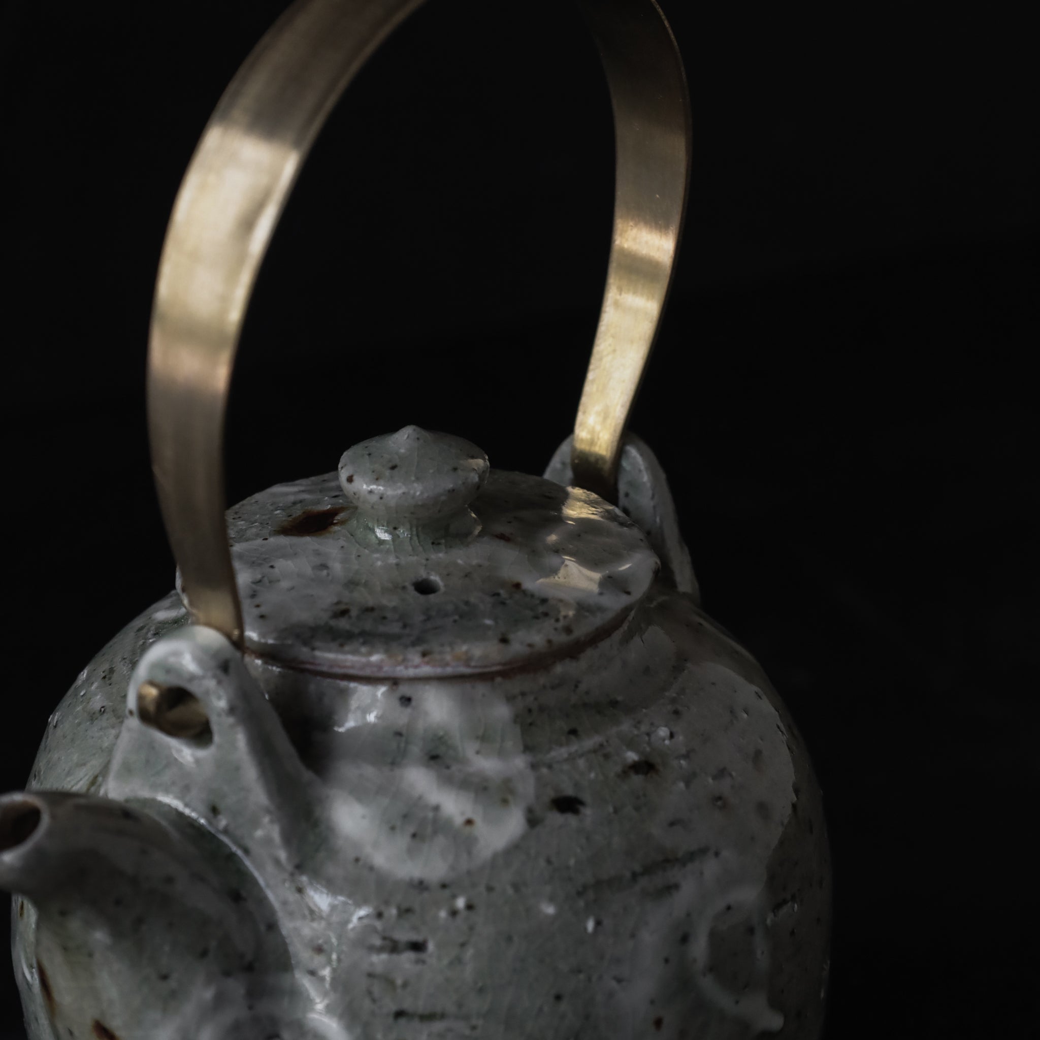 26-OM-40 Ten-uchi Chuka (Pitcher / Teapot) Three-Legged