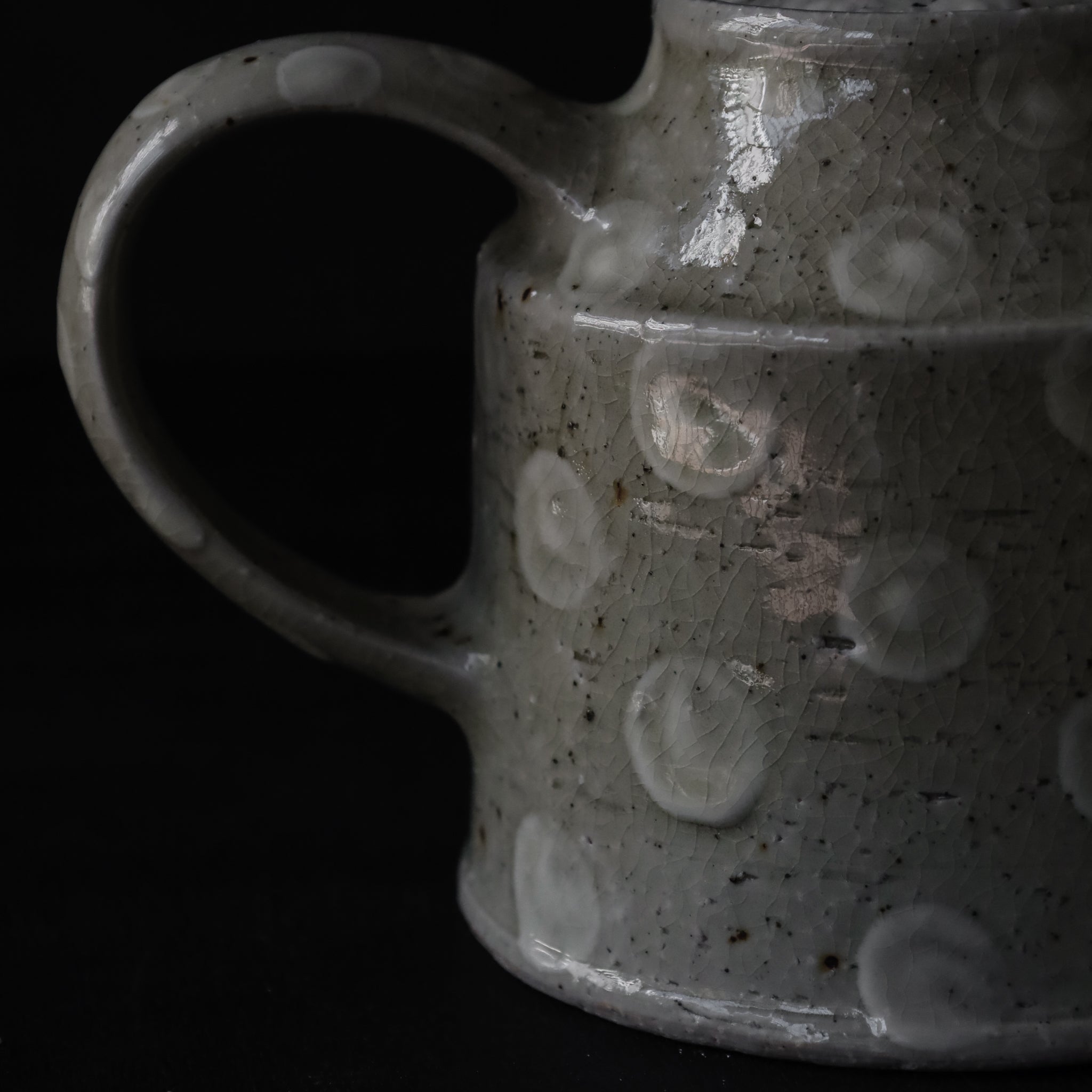 26-OM-38 Tenmoku-dot / Ten-uchi Teapot