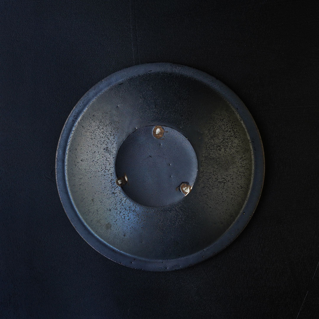 船串篤司 round  plate 黒