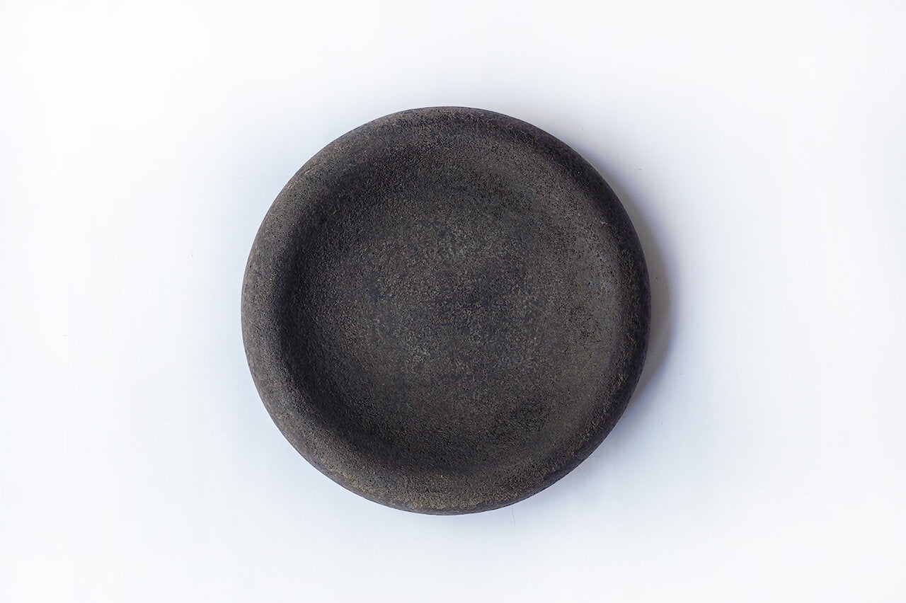 21-k27 Sabi-Urushi 24cm Plate A 