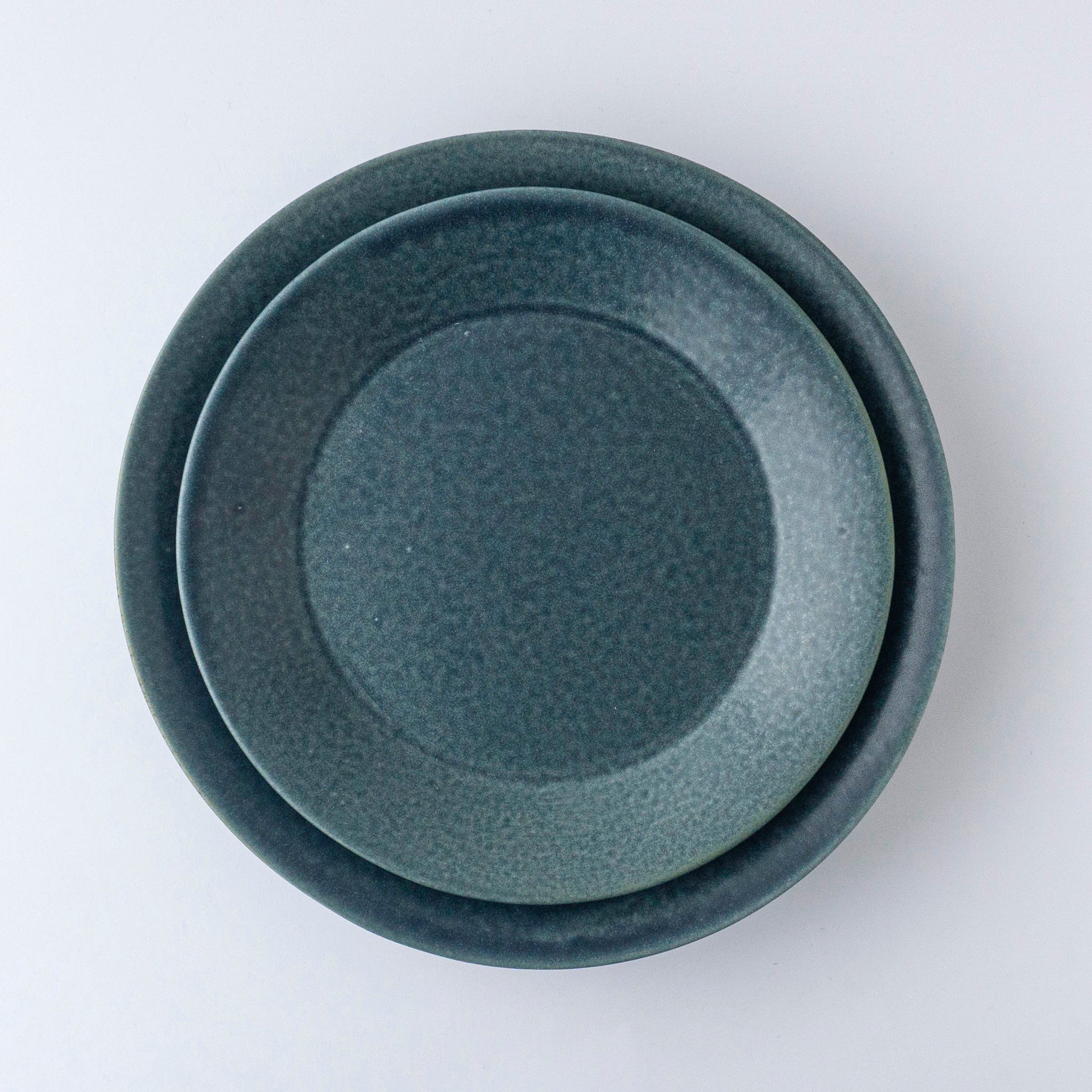 YM Rim Plate L "Kosui" (Lake Blue)