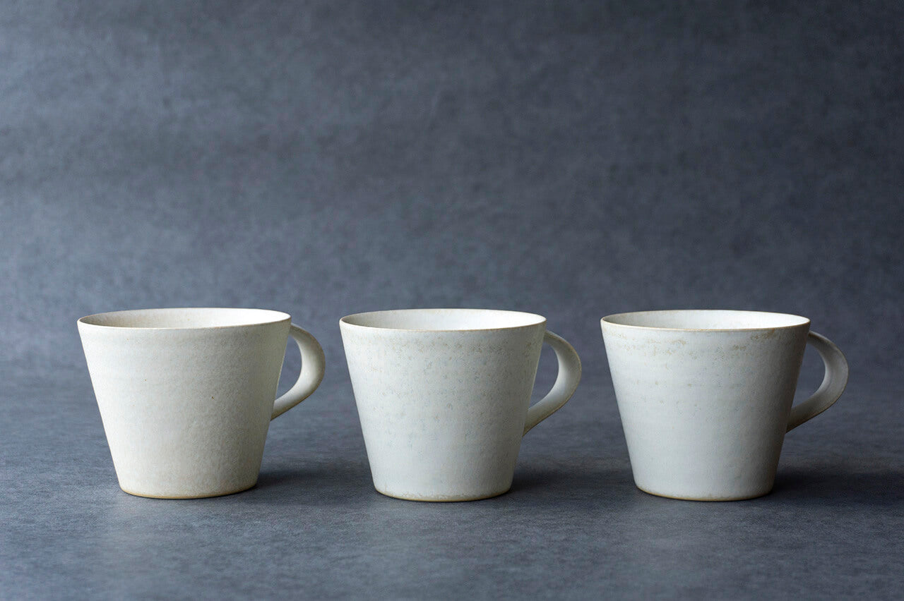 Yuka Ando　Mug Trapezoid　WH